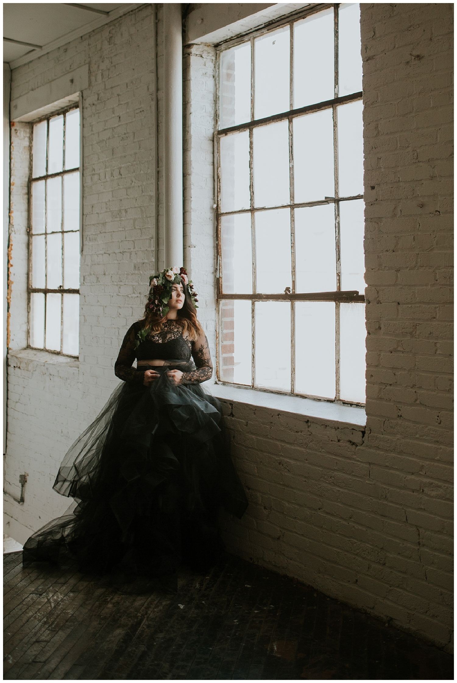 Black Wedding Gown Indie Bride
