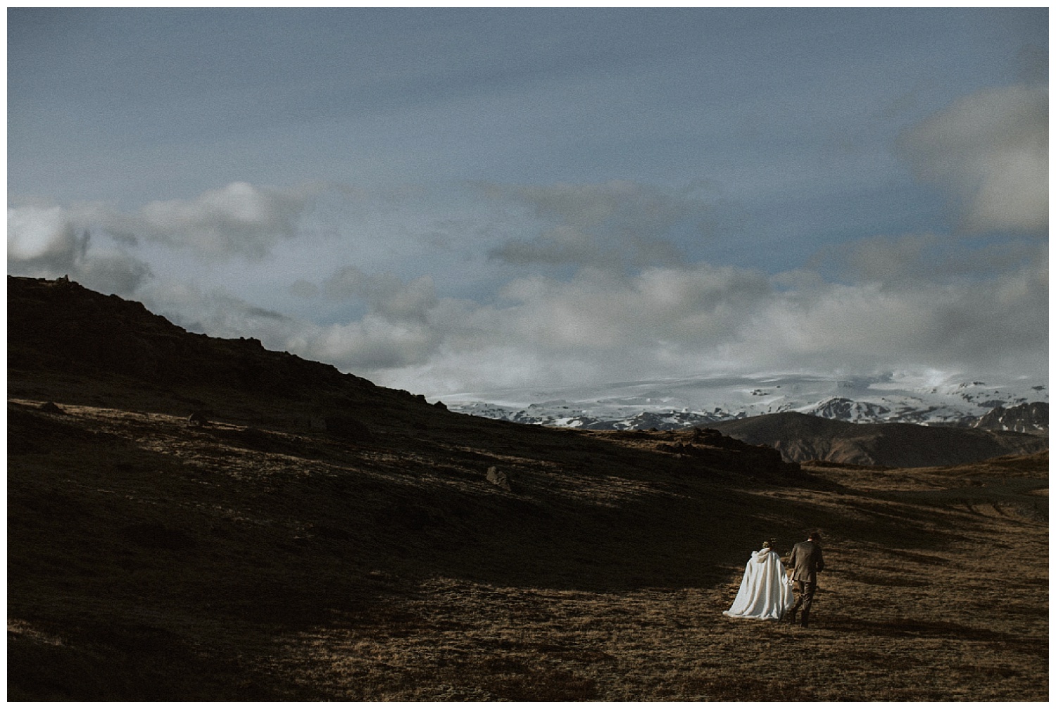 bohemian destination wedding in iceland 