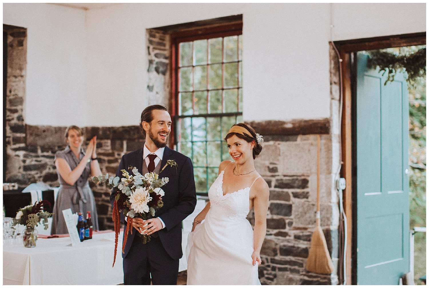 wedding at the enfield shaker museum